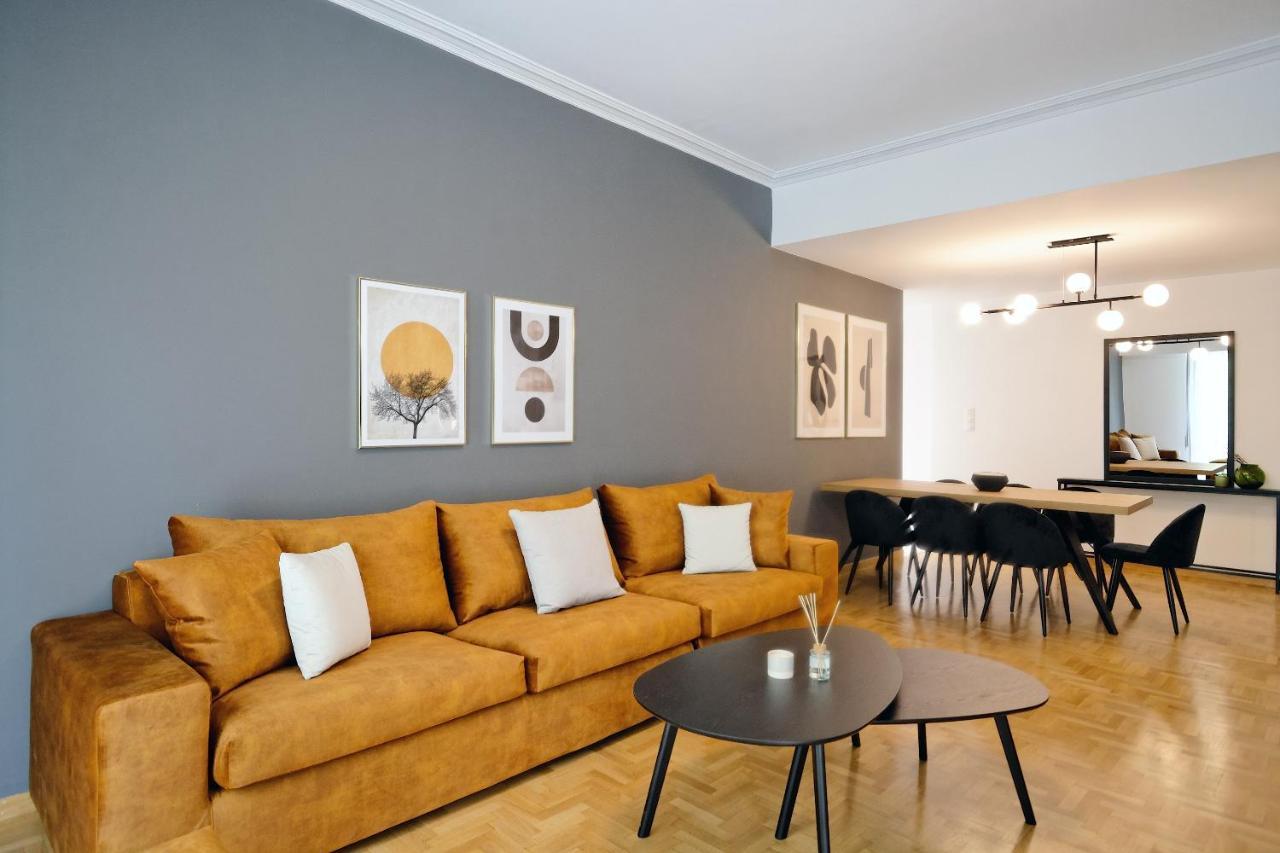 Elegant Big Apartment In Athens Center With Balcony Exteriör bild